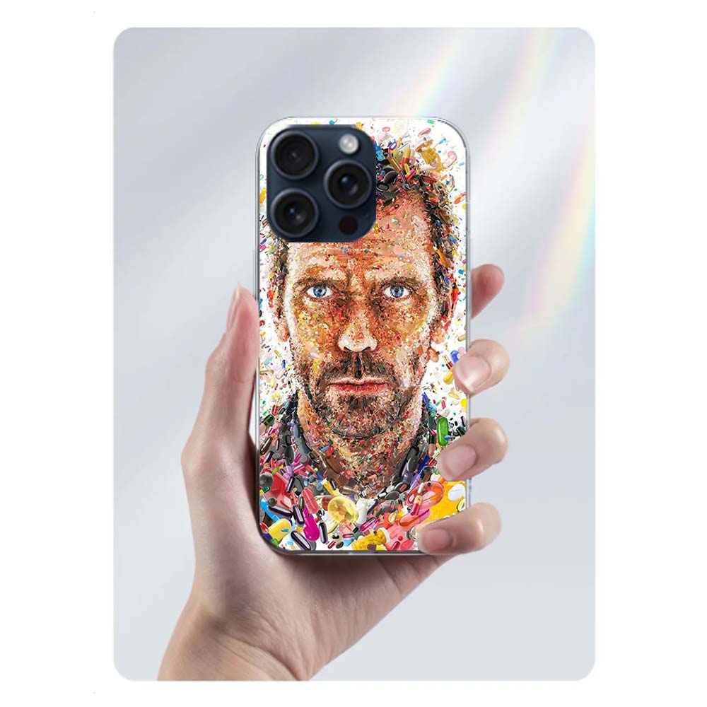 Чехол для телефона Dr House Capa Для iPhone 17 Air 16 Pro Max 15 12 Pro 14 Plus 17E 16E 11 13 Mini Чехлы Fundas Cell Прозрачный ТПУ Sho