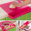 2-in-1 Vegetable Cutting Board Thicken Plastic Food Container  Food Preparation