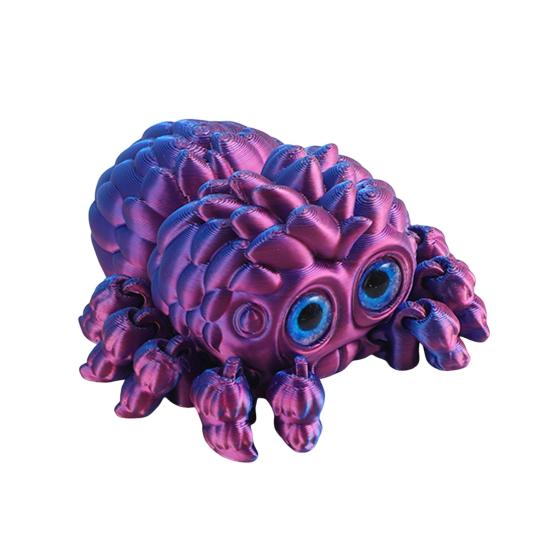 Yousheng Хэллоуин 3D-печатная фигурка паука с подвижными суставами, фигурка паука, игрушка-непоседа, шарнирная модель паука, украшение для дома, офиса, настольный орнамент