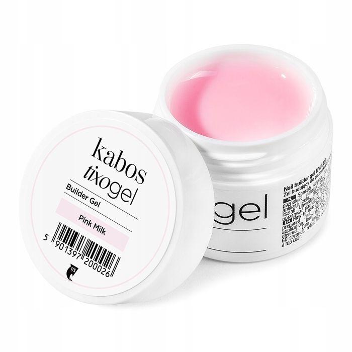 Gel de construction UV LED Kabos Tixogel Pink Milk 15 g