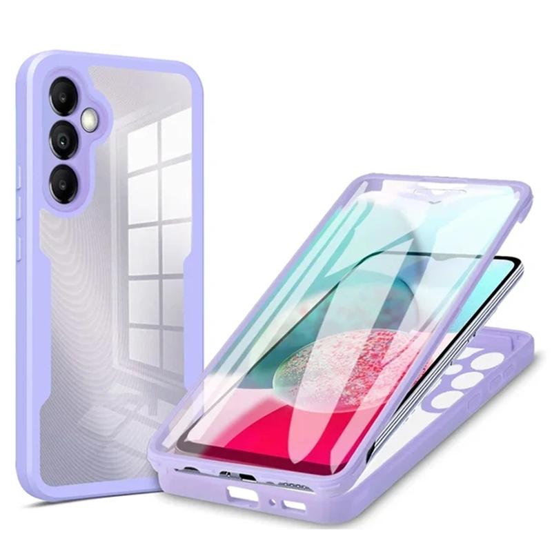 Двойной мягкий силиконовый чехол с поворотом на 360 градусов для Samsung Galaxy A54 A14 A04S A23 A33 A53 S21 S22 S23 Xiaomi Redmi Note 12 iPhone 15 14 13 12 11 Pro Max