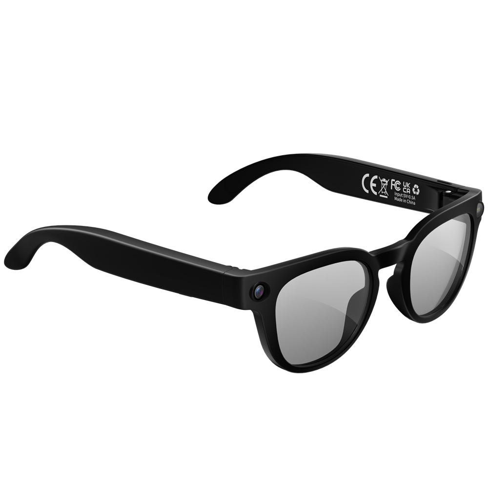 MT3 AI Smart Glasses: Real-time Translation, Video & Photo Capture, Object Recognition, Calls, Music, Bluetooth Retro Earphones