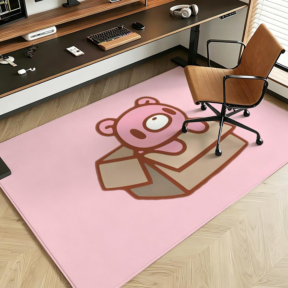 Character G-Gloomy Floor Mat Soft Flannel Floor Mat Suitable for Entryways, Living Rooms, Bedrooms, and Bathrooms