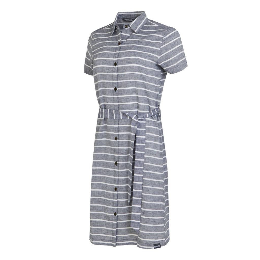 Regatta Womens/Ladies Rema Striped Shirt Dress