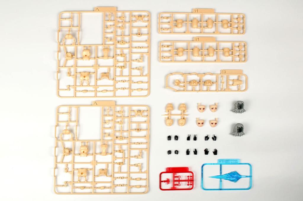 Armored Girl Werewolf Benandanti Universal Color Version Scale Total Height 170mm Plastic Model PLATZ/MONO E-model 1/12 Approx. Pre-Colored MEM-2