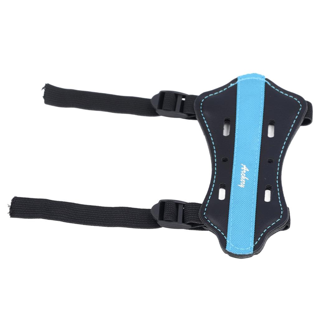 Kids Archery Arm Guard PU Leather Adjustable Thickened Breathable Shooting Practice Bow Forearm Protector for Recurve
