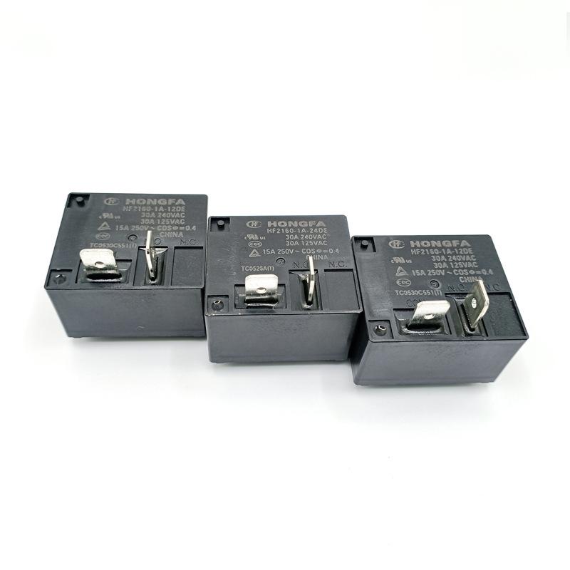 HF2160-1A-12DE Hongfa 30A Relay, Normally Open for Water Heater/Air Conditioner