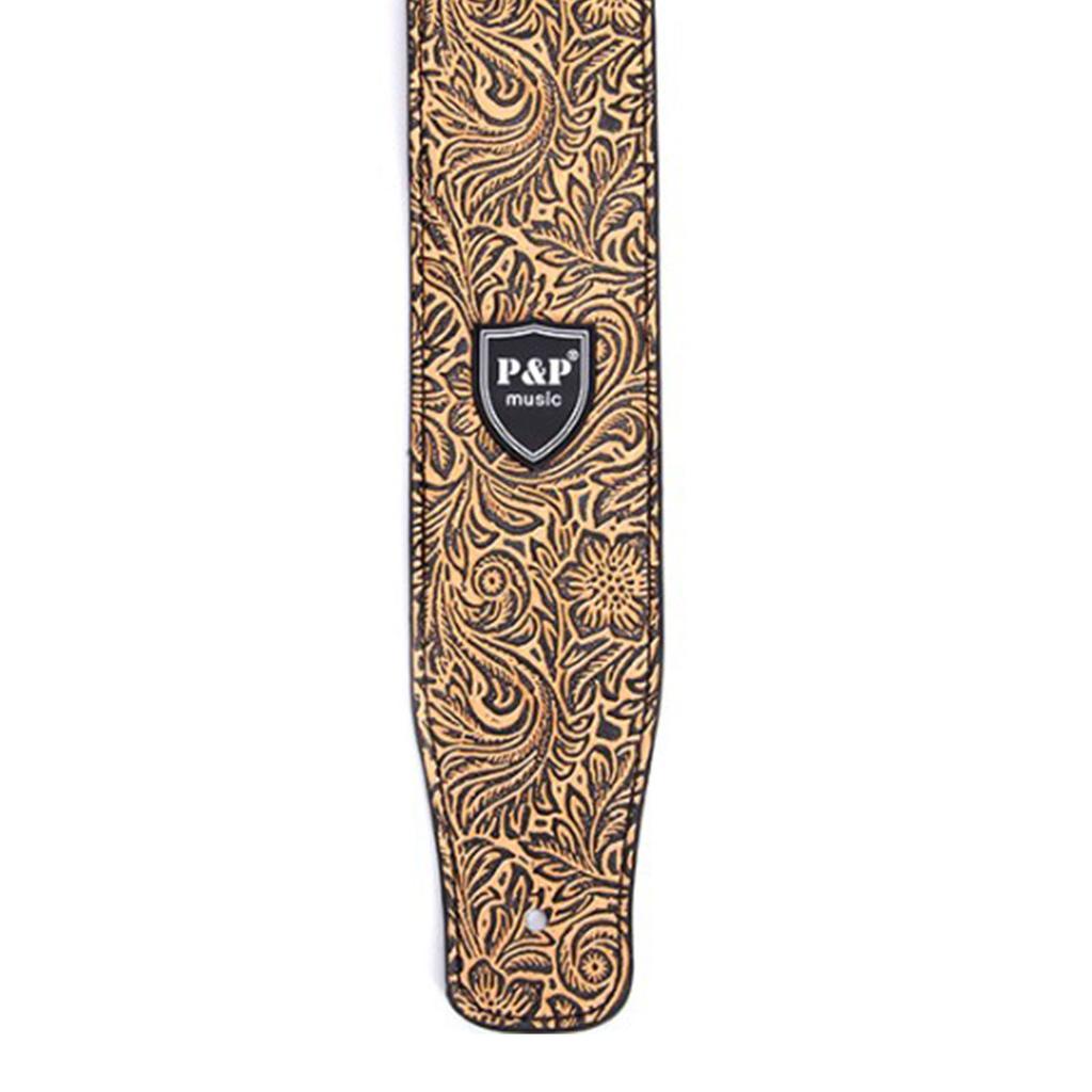 Ремень для гитары регулируемый наплечный ремень водонепроницаемая мягкая ПУ кожа для игры и переноски