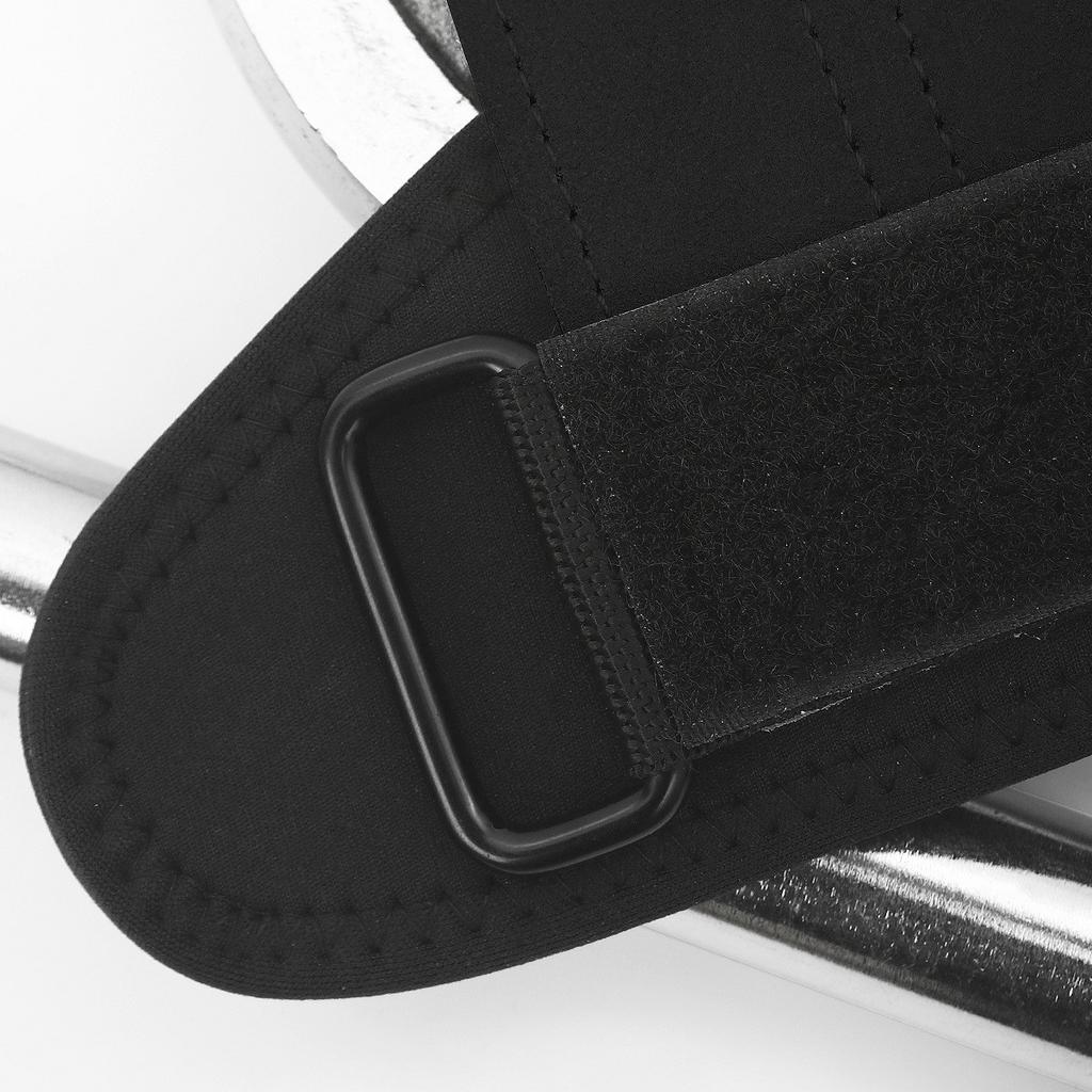 GOUNOD 1 Pair Weightlifting Gloves Double Layer Cowhide Leather Palm Protector Anti Slip Wrist Support