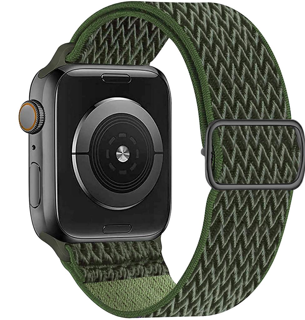Scrunchie Strap for Apple watch ultra 2 band 49mm 44mm 40mm 45mm 41mm 46mm Elastic Nylon bracelet iWatch series 3 6 se 7 8 9 10