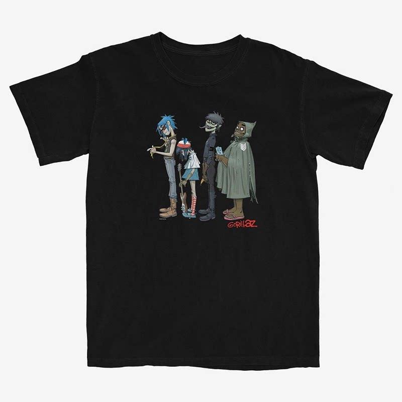 Gorillaz A British Virtual Band Is A Street Urchin Casual Tshirt Luxury Band Brand for Both Men and Women