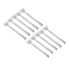10Pcs with Pen Clip Back Scratcher Stainless Steel Itch Relief Tool Handheld Massager  Back Itching