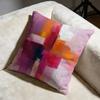 Color Paint Cushion Cover Soft Decorative Pillow Case Suitable for Bedroom Sofa Car Travel Use