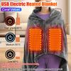 USB Heated Blanket 3 Gears Heating Coral Velvet Shawl Wearable Electric Blanket Winter Body Warmer for Household & Office