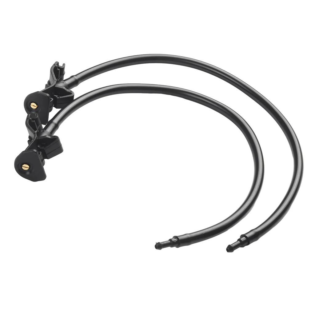 2 Pcs For Ford Explorer 2011 2012 2013 2014 2015 2016 2017 2018 Car Windshield Wiper Washer Nozzle Sprayer BB5Z-17603-A Black