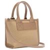 Furla Fabric With Calfskin Handbag Mini Women's Natural Toffee WB02068-BX2093-4947S