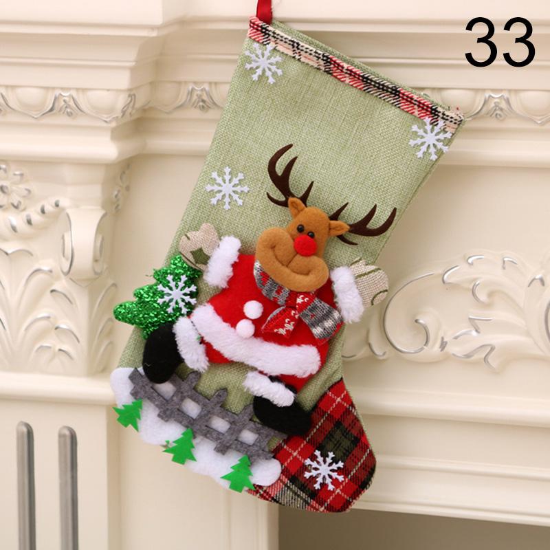 Christmas Sockings Christmas Gift Bags Decorations Christmas Holiday Gifts Christmas Tree Decorations Gift Packaging Bags