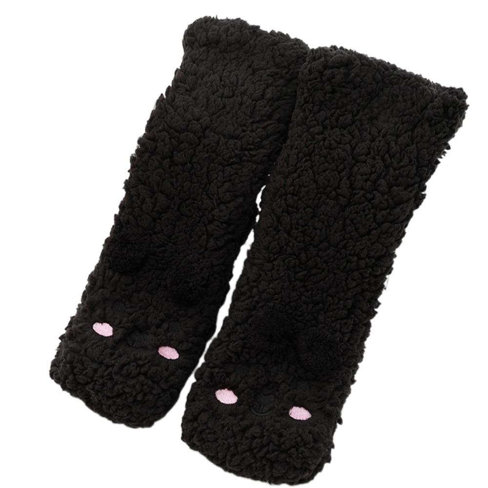 Embroidery Thick Thermal Socks Cartoon Animal Graphic Socks Kawaii Winter Floor Socks  Indoor