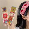 Soft and Comfortable Vintage Knitted Hair Hoops for Girls Daily Accessories