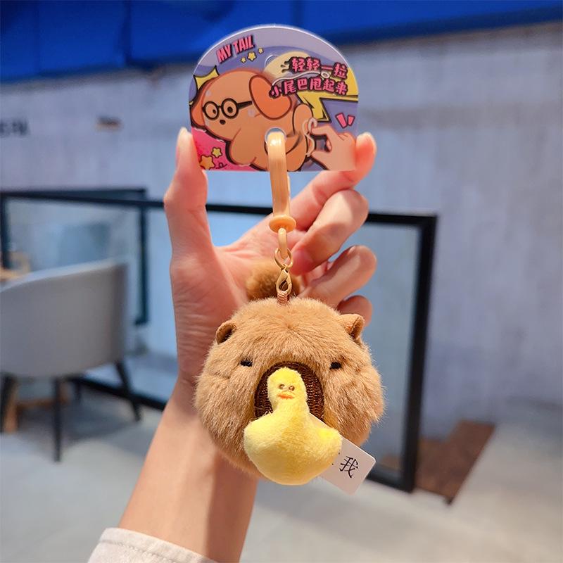 Энергичный плюшевый брелок в виде слона - милое мультяшное украшение в виде животного и подарок для студента