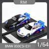 RM Rhino 1:64 BMW 850CSi E31 Прыгающий свет Широкое тело Модифицированная Симуляция Сплав Модель автомобиля Игрушка для мальчика Настольное украшение