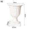 Nordic White Flower Vase Simple Flower Pot Storage Bottle Imitation Creative Flower Pot Home Wedding Decoration Ornament