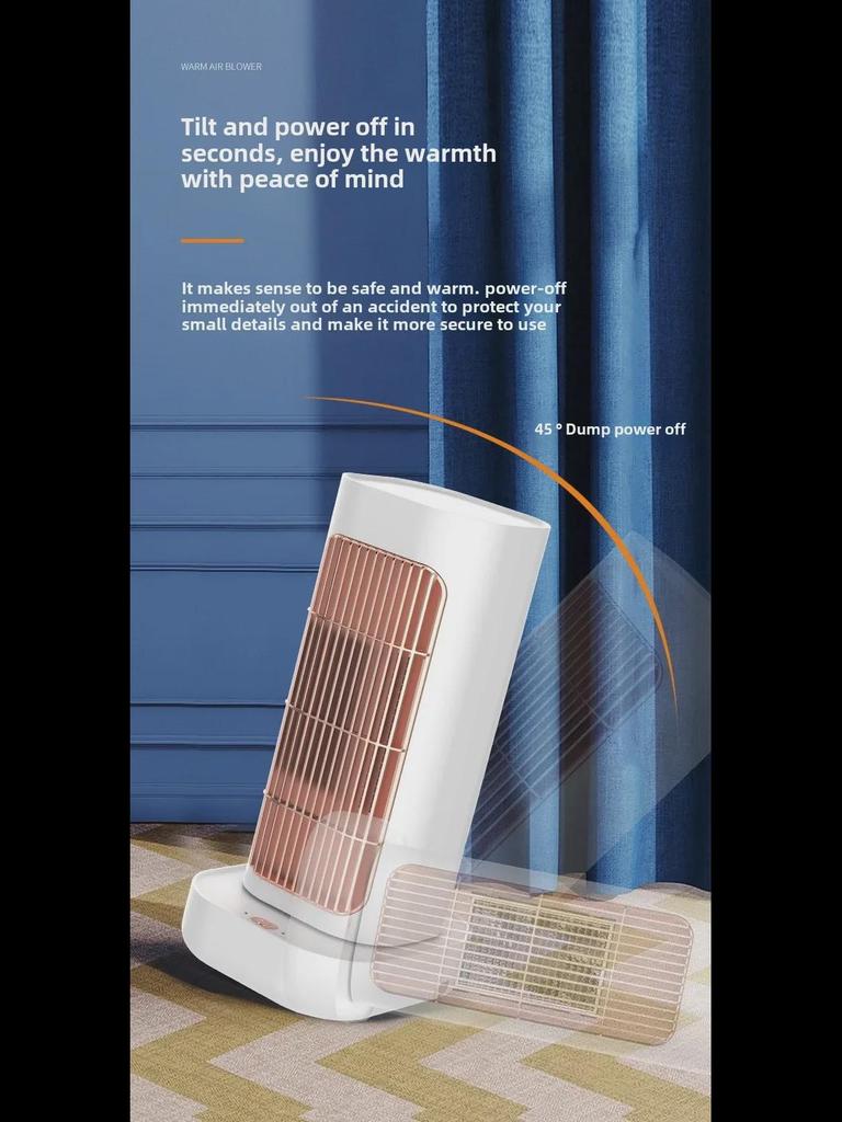 Compact Energy-Saving Electric Heater for Dorms and Offices