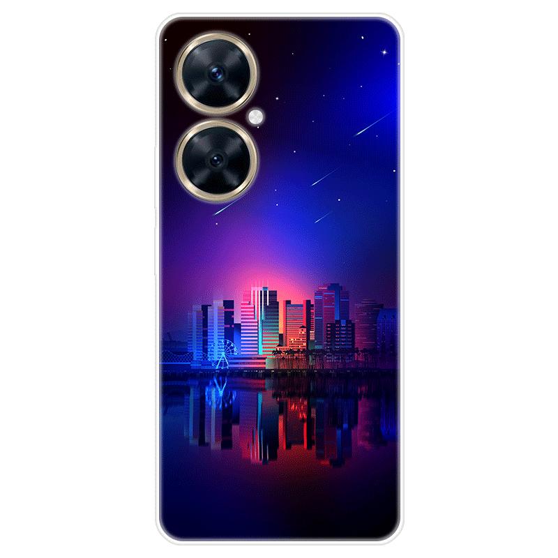 Для Huawei nova 11i nova11i чехол Мягкая силиконовая задняя крышка Чехол для телефона с рисунком из мультфильма Разнообразие