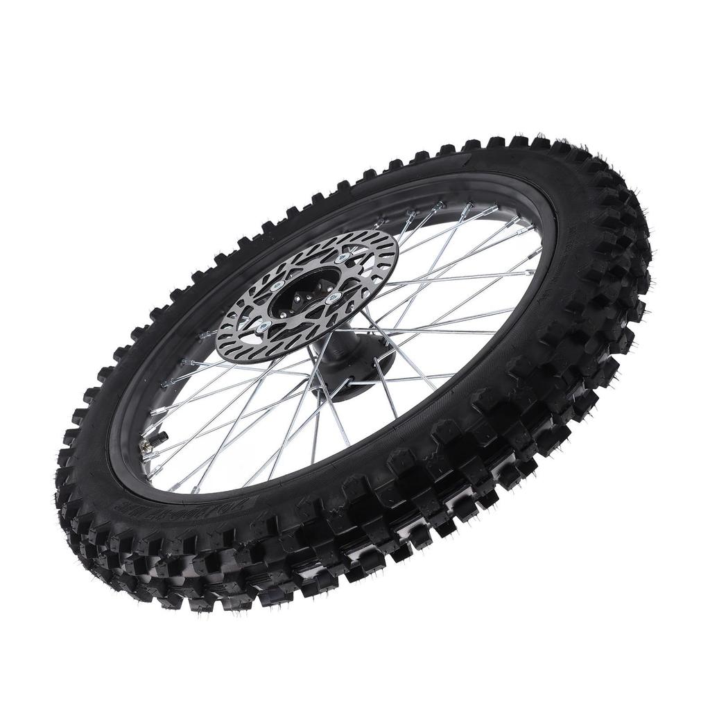 17-дюймовое переднее колесо в сборе 70 100 17 2.75 17 Шина Камера 15-мм обод Ось с тормозным диском для питбайка