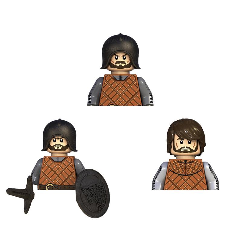 Военные Строительные Блоки Фигурки Солдат Подарки Игрушки Серия Кино Фантастика Средневековый Рыцарь Легион Оружие Щит Флаг MOC