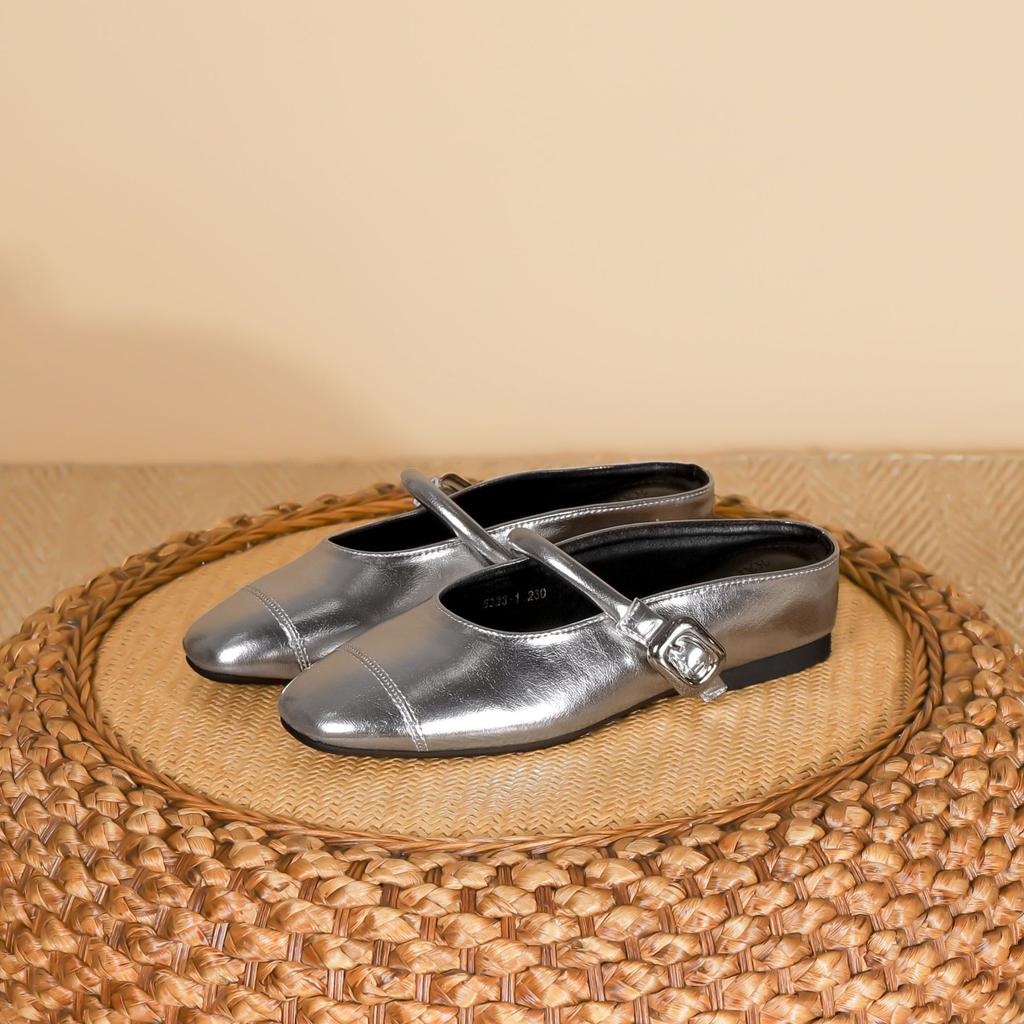 Grape Mother Half-drag Single Shoes Women's Fashion Outer Wear High-end Casual Women's Shoes Korean Version One-pedal Thick-soled Inner Height-increa