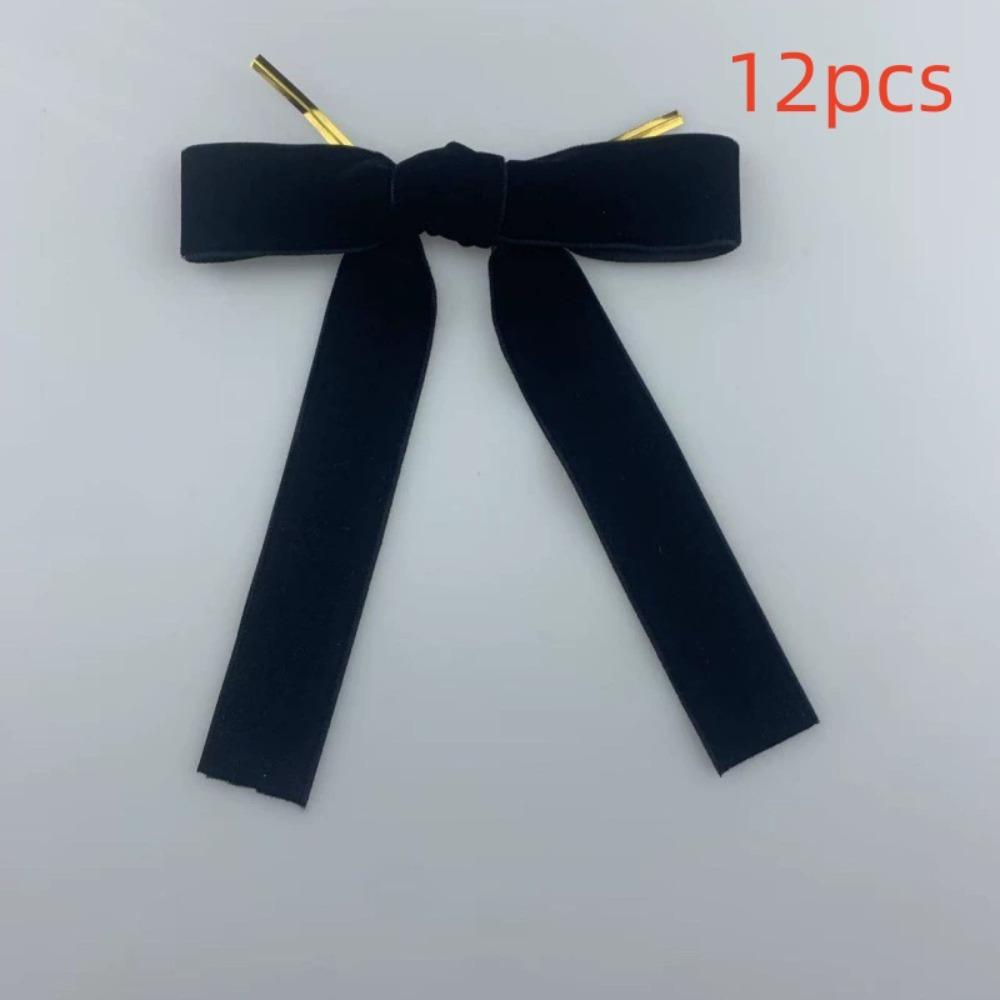 Vintage Velvet Ribbon Bows Home Decor Velvet Christmas Bows Christmas Tree Ornaments Hair Rope