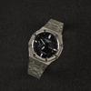 Casio Специальная коллекция GA2100 Кварцевый механизм Стальной ремешок Часы Унисекс Черный циферблат GA-2100SKE-7A(Часы1--)