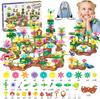 Строительные блоки VoSinrly, садовые блоки, 322 шт., игрушки для девочек и мальчиков, 3D-головоломки, развивающие игрушки, развивающие воображение и креативность, тренировка кончиков пальцев