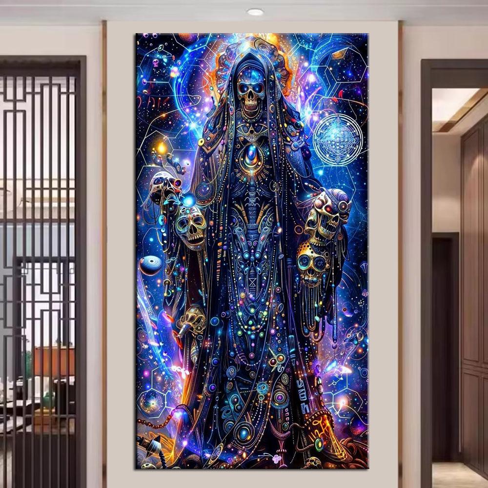 Fantasy Death's Skull Picture DIY Diamond Painting Cross Stitch Full Drills Diamond Mosaic New Collection Home Decor