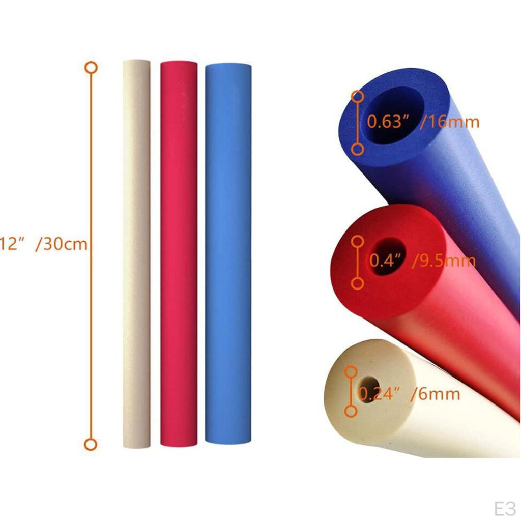 Пенопластовые трубки, набивка для посуды, ручки для посуды, ложки, карандаши, вилки, инструменты