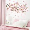 Самоклеящаяся наклейка на стену «Цветущий персик» для украшения стены в гостиной, на фоне телевизора