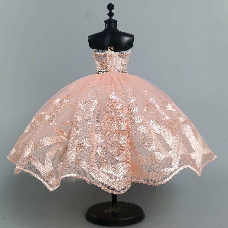 Высококачественное балетное платье-пачка для куклы Барби, одежда 1/6, аксессуары для кукол, 3-слойная юбка со стразами, праздничное платье, игрушка