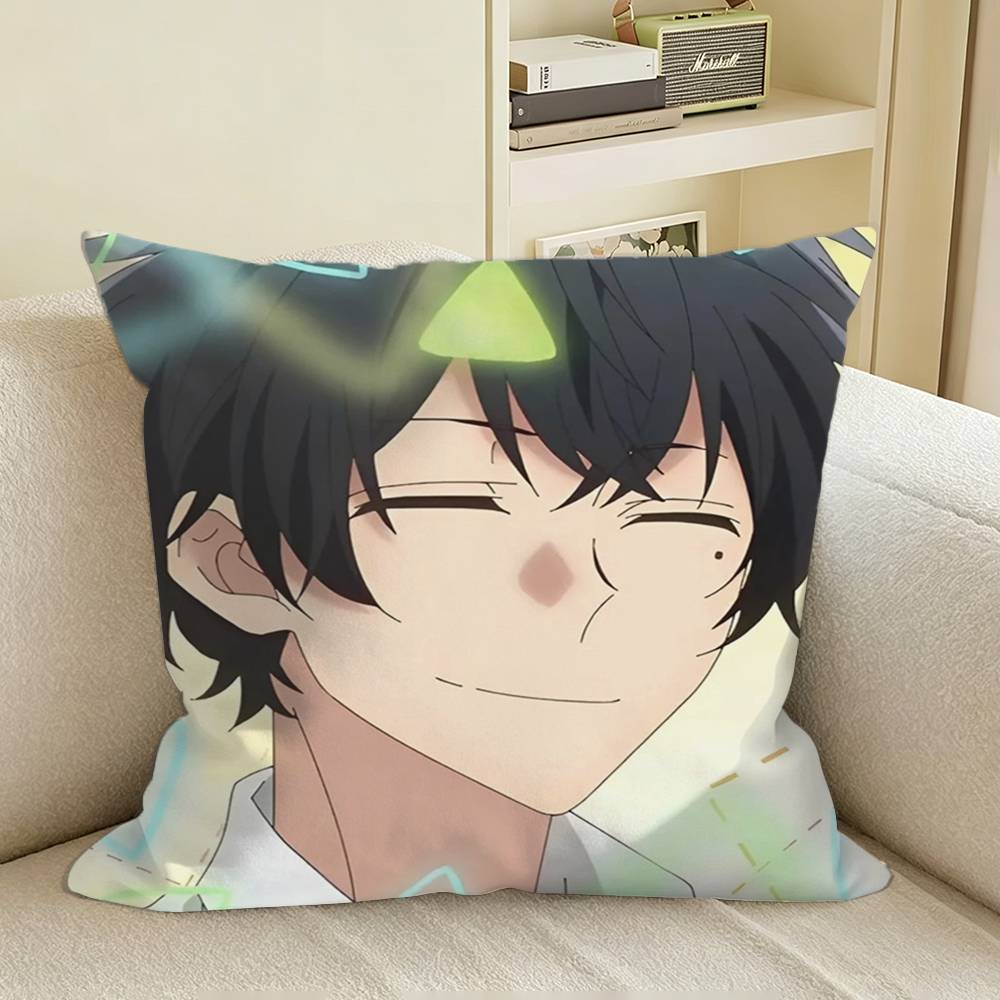 SSasaki And MMiyano BLAnime Square Sofa Pillow Cover Solid Color Living Room Home Decor Cushion Case