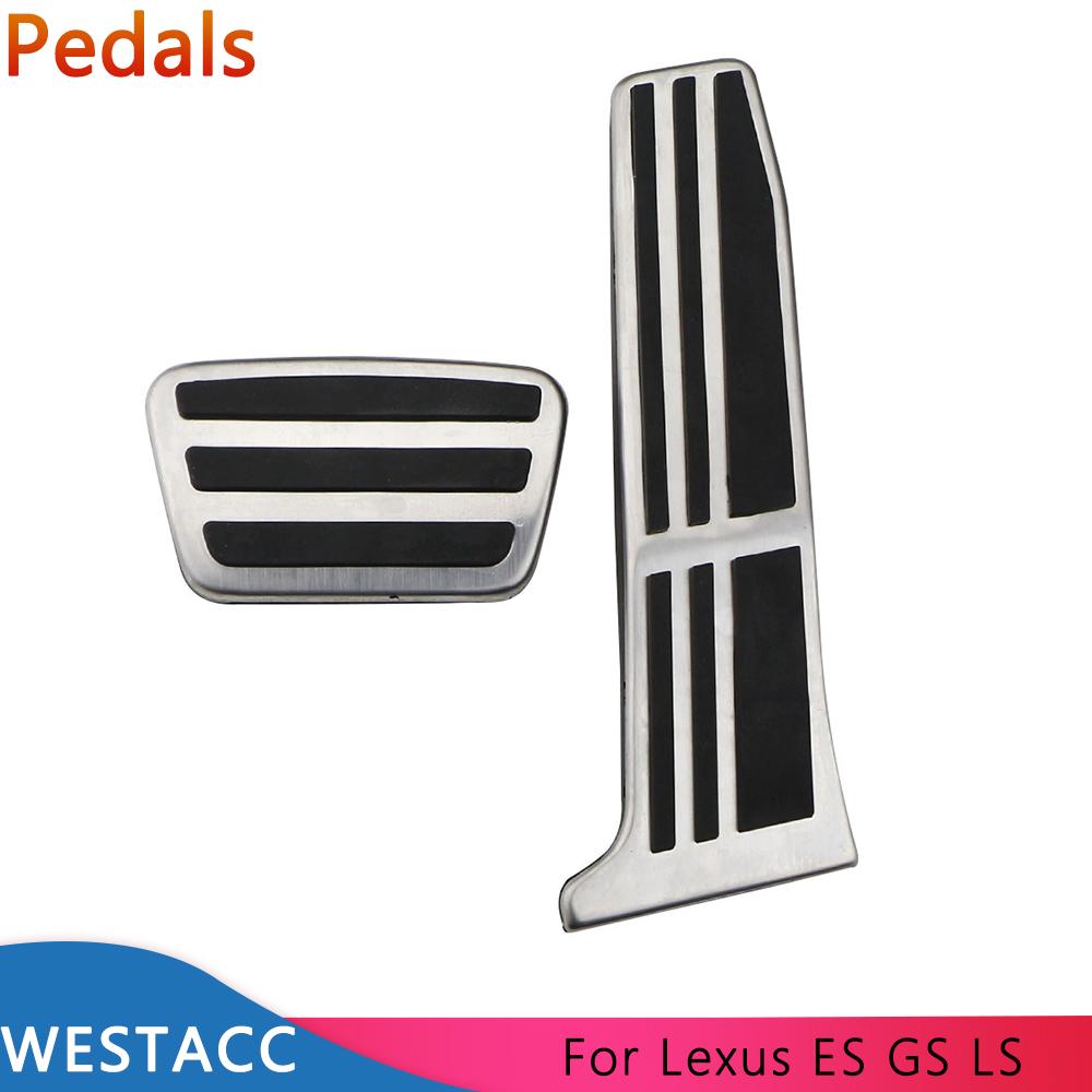 Автомобильные педали для Lexus ES 2018-GS 200t 300h 2016-LS 460 350 500 2016-накладки на педали газового тормоза
