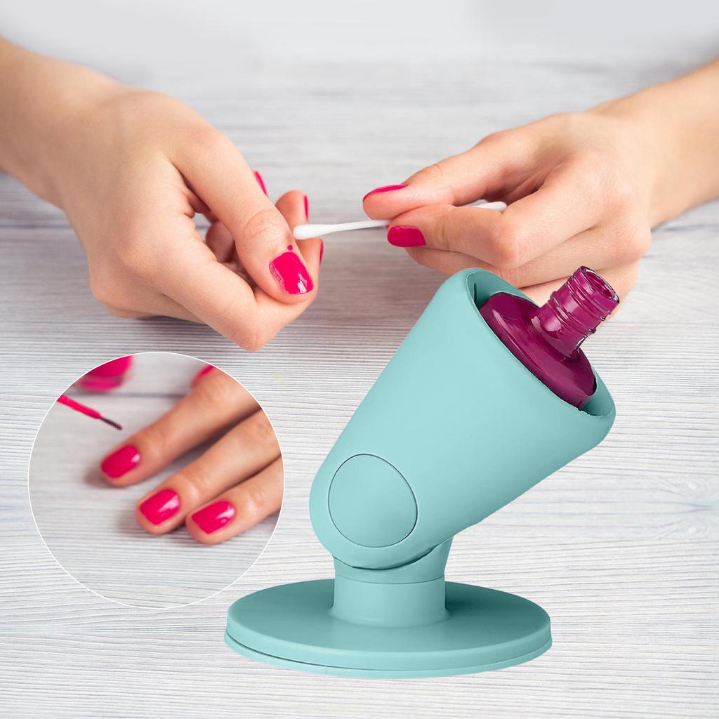Неопрокидывающийся держатель для флакона с лаком для ногтей Наклонный маникюрный инструмент для рисования ногтей Аксессуары для лака для ногтей