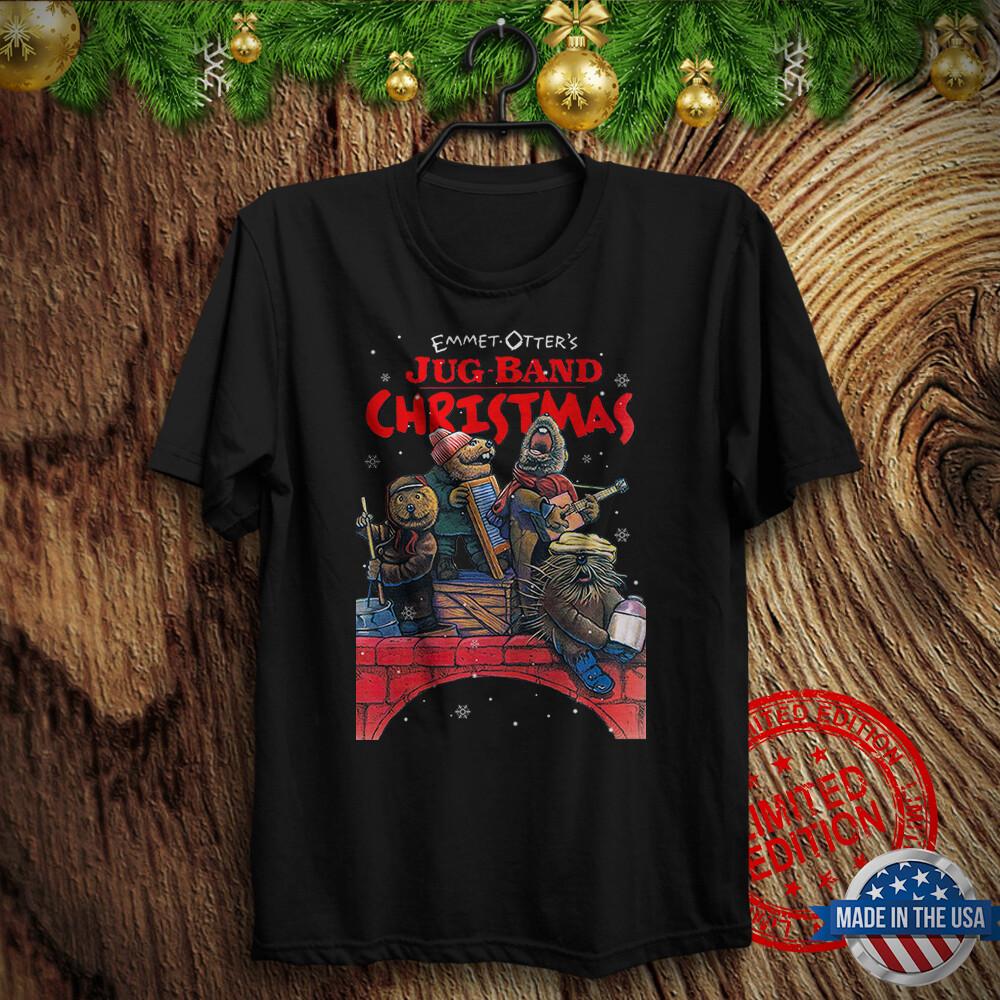 Black shirt Emmet Otter#039;s JugBand Christmas Xmas The Nightmare Holiday New Year Unisex T-Shirt