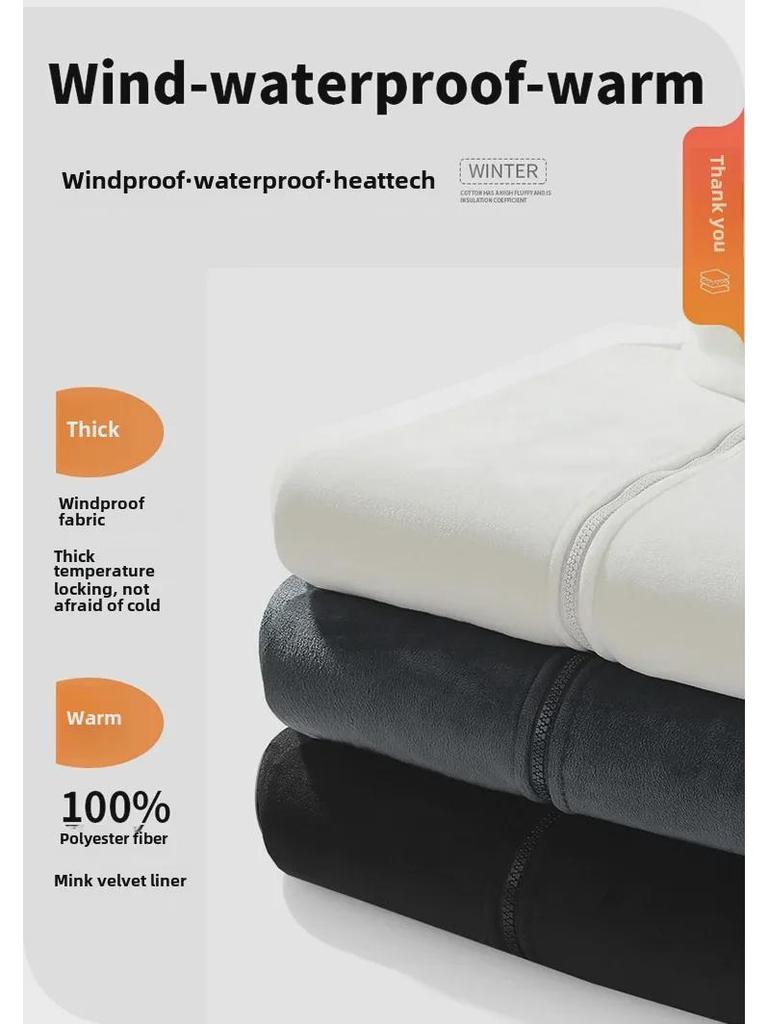 Женская ветрозащитная водонепроницаемая куртка 3 в 1 с дополнительной бархатной подкладкой, утепленная для осени/зимы, мужская контрастная расцветка в альпинистском стиле.