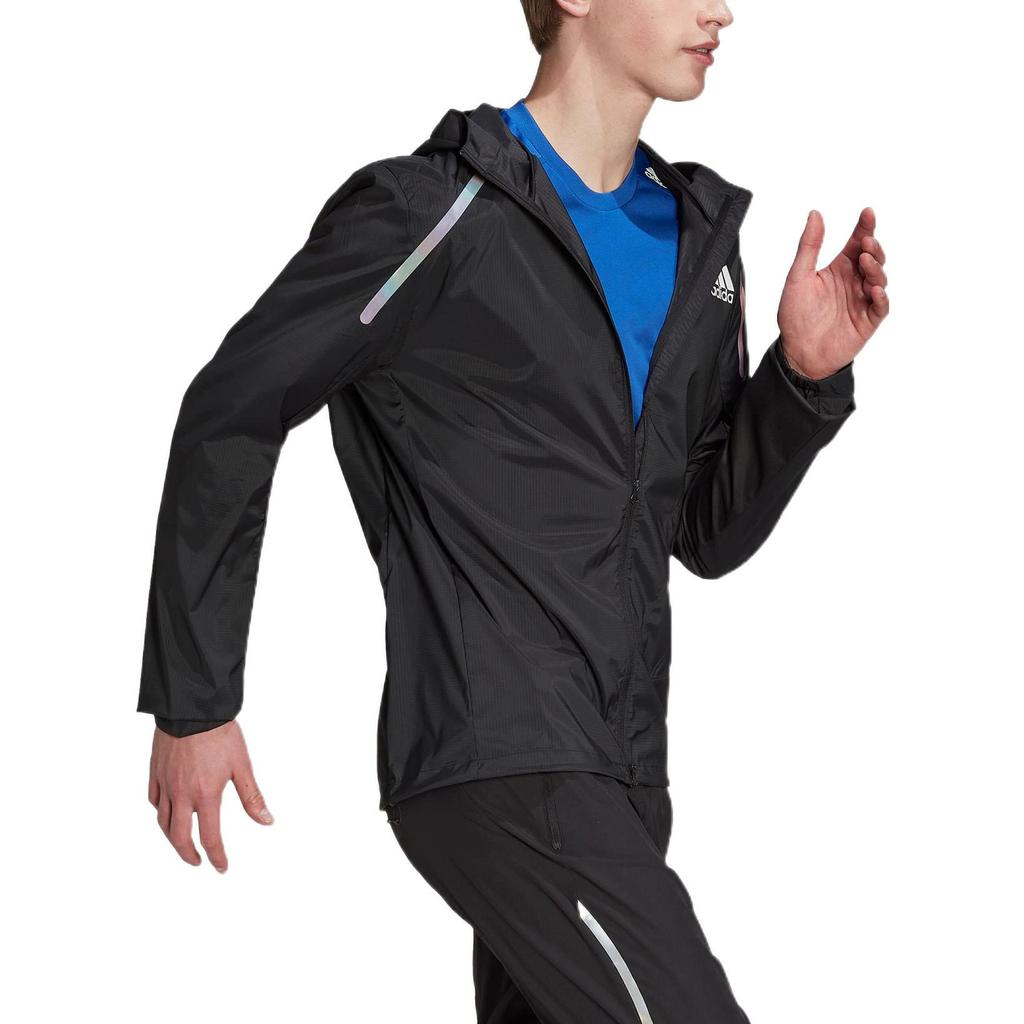 adidas Куртки Мужские Черные С Капюшоном Умеренные Прочие HK5637