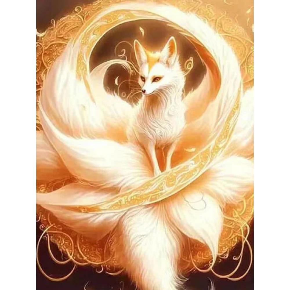 Diamond Painting Full Drill Owl Round Diamond Painting Handmade Mushroom Beautiful Fox Diy Diamond Mosaic Painting Home Decoration