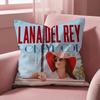 Чехол для подушки Singer L-Lana Del Rey, многоцелевой, для дома и автомобиля - Двусторонний, мягкий и прочный, для повседневного использования