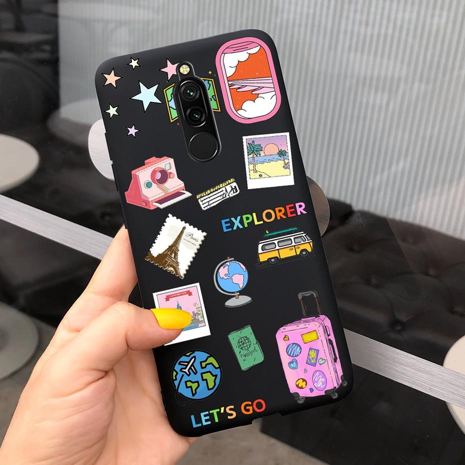 Чехол для Xiaomi Redmi 8 Redmi 8A Pro Модный узор Желейный Силиконовый Чехлы для Телефона Для Redmi8 8 A Pro Мягкая Задняя Крышка из ТПУ