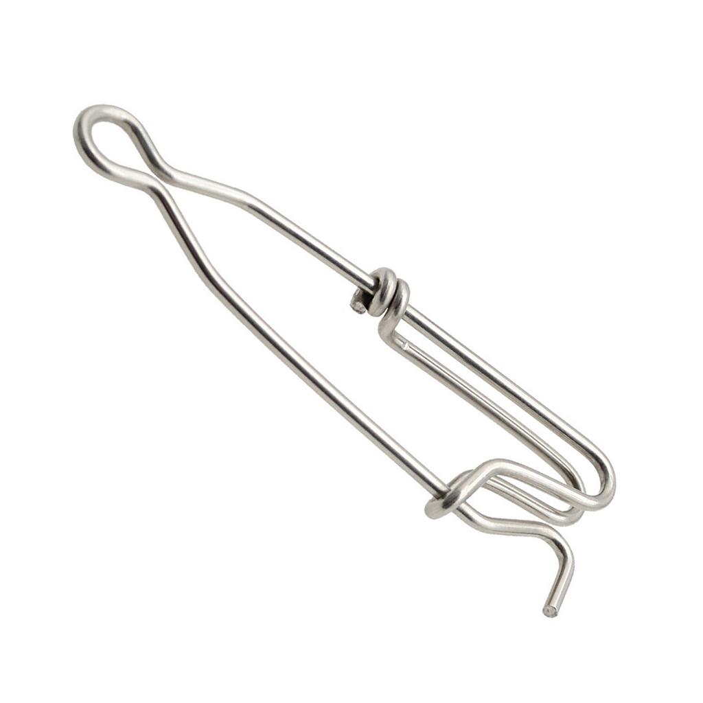 Long Line Snap Clips Fishing Line Clips Fishing Snap Hook Terminal Tackle Baits Clip Fishing Connectors Tackle Accessory