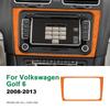 Для Volkswagen VW Golf 6 GTI R MK6 2008 2009 2010 2011 2012 2013 Италия Супер Замша Автомобиль Центральная Панель Кондиционера CD Рамка Отделка Наклейка