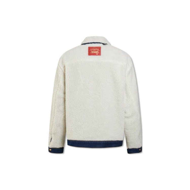 Levis SS23 Двусторонняя однобортная джинсовая куртка с воротником унисекс синяя A5045-0000